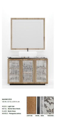 beige Italiaanse badkamer wastafel wastafel Classic beige nieuw