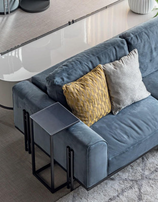 Woonkamermeubel L-vorm bank voor woonkamer salontafel massief houten bank design 2-delig Woonkamer meubel L-vorm bank voor de woonkamer salontafel massief houten bank design 2-delige