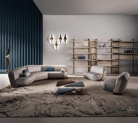 Boekenplank meubels Woonkamer planken Wand Italiaanse inrichting