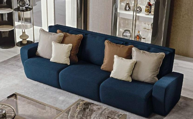 Sofa 3 zits salontafel glazen meubels woonkamer meubels bank meubels Italië Bizzotto