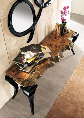 Houten console tafel tafel console make-uptafel meubels secretaire
