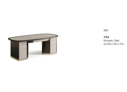 Meubel bureau echt houten tafels Italiaanse meubelen kantoortafel inrichting nieuw