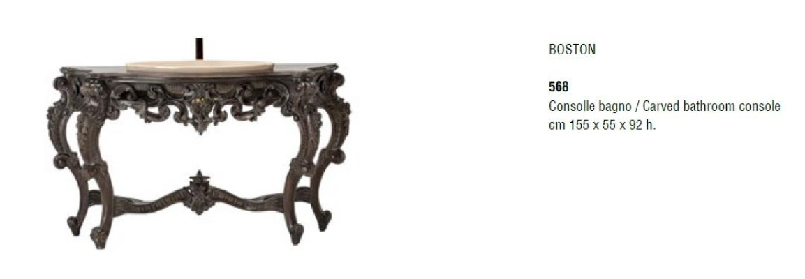 Badkamermeubilair Ontwerp Bruin Console Luxe Consoles Bizzotto Italië Sideboard