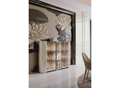 Vitrine Design Vitrinen Eetkamermeubilair Woonkamer Bizzotto Italiaanse meubels