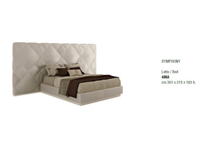Tweepersoonsbed Klassiek Bed Slaapkamer Meubels Massief hout Bizzotto Bed Italië