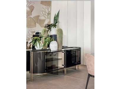Dressoir Woonkamer Ontwerpen Tv-meubel Meubels Dressoirs Glazen Dressoir Nieuw