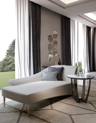 Lounge meubels ligbank bank ontspannen Italiaans meubilair van Bizzotto chaise longue Nieuw