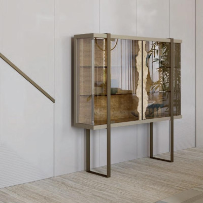 Woonkamer barkast meubels kast hout glas kast meubels luxe design nieuw