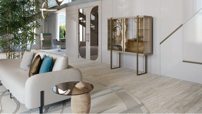 Woonkamer barkast meubels kast hout glas kast meubels luxe design nieuw