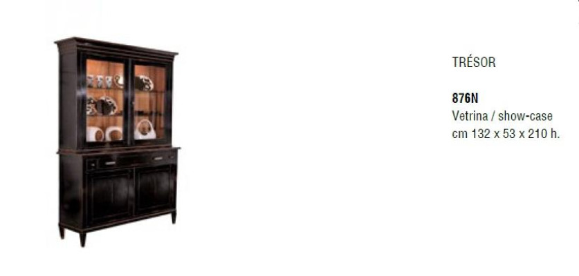 Eetkamer meubels massief hout vitrinekast echthout dressoir vitrine glas nieuw