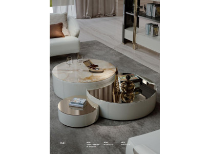 Salontafel 3-delig set salontafels Design woonkamermeubilair Italië Bizzotto Tafels