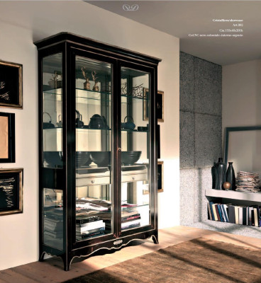 Vitrine Woonkamer Meubilair Massief Houten Vitrines Glaskast Echt Houten Dressoir