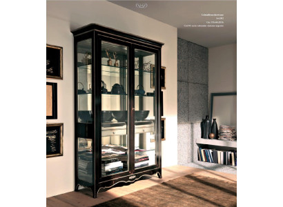 Vitrine Woonkamer Meubilair Massief Houten Vitrines Glaskast Echt Houten Dressoir
