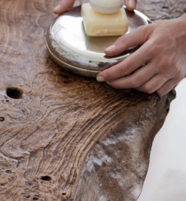 Houten tafel voor wastafels Wastafel Ontwerp Tafel Houten Tafel Bad Wastafel Nieuw