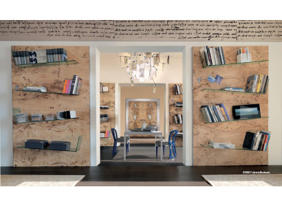 Ontwerp Scheidingswandrek Woonkamer Kasten Roestvrijstalen planken Boekenkast Nieuw