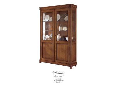 Vitrinekast, vitrines, woonkamerkasten, dressoir Italiaanse meubels hout