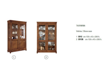 Glazen vitrinekasten Italiaanse meubels Glas kasten Woonkamer kasten