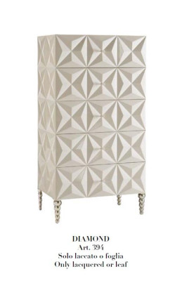 Kast plank console meubels houten kast Italië set 2-delig ladekast spiegel kast