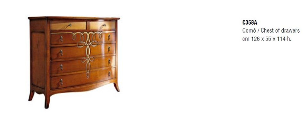 Hoge kast commode dressoir kasten meubels Massieve Italiaanse inrichting