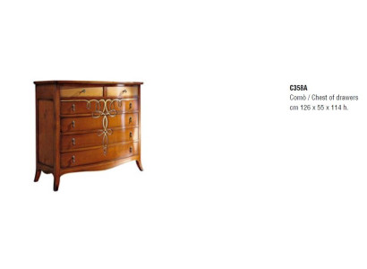 Hoge kast commode dressoir kasten meubels Massieve Italiaanse inrichting