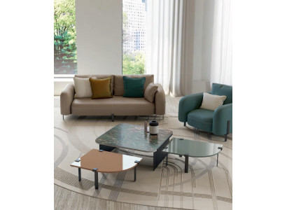 Salontafel Woonkamer Ontwerpen Italiaanse Tafel Meubels Hout Glas Nieuwe Set 3x