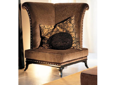 Meubilair inrichting éénpersoons relaxclubleun luxe fauteuil ontwerp stoel hotel nieuw