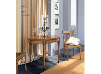 Eettafel Tafel Echt hout Tafels Echt hout Klassieke Barok Antieke Stijl Rond