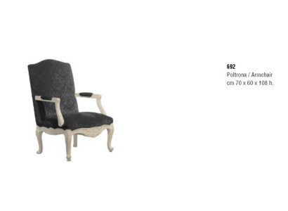 Luxe fauteuil woonkamer meubels Italiaanse inrichting gestoffeerde eenzitter.