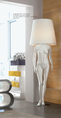 Woonkamer vloerlamp licht staande lampen XXL ontwerp lamp figuur sculptuur nieuw