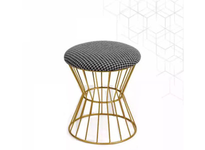 Poef Voetenbank Kubus Luxe Meubels Ontwerp Stijl Lounge Club Stof