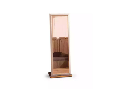 Volledige lichaamsspiegel Vloerstaande spiegel Spiegel Kledingspiegel Ontwerp Beige
