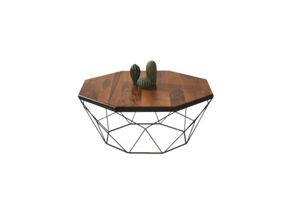Salontafel Koffietafel Bijzettafel Bruin Woonkamer Ontwerp Tafel Hout