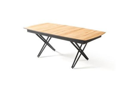 Ontwerp keukentafel eetkamertafel Uittrekbare houten bruine tafel meubels