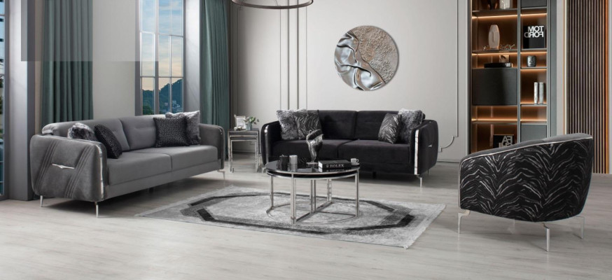 Moderne bankstel set 3 delig woonkamer luxe bankstel 3+3+1 zits meubels