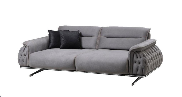 Ontwerper zachte 3-zits bank voor woonkamer textiel gestoffeerd meubilair nieuw luxe