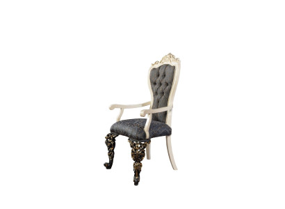Klassieke stoel 1x eetkamerstoel leun fauteuil lounge club met armleuningen luxe nieuw