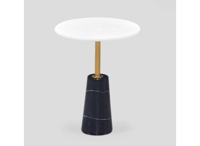 Luxe ronde marmeren bijzettafel Hoogwaardige tafel Salontafel Meubilair