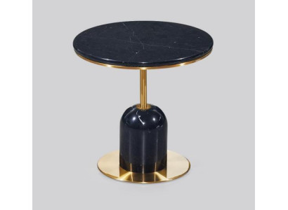 Ronde woonkamersalontafel Zwarte banktafel Luxe salontafel Tafel