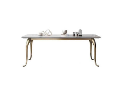Moderne luxueuze eettafel Ontwerper Rechthoekige keukentafel Eetkamer meubels Tafel