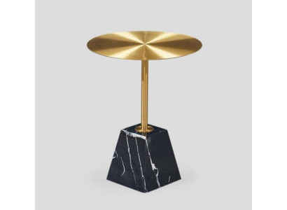 Zwarte ronde salontafel Luxe woonkamer Bijzettafeltjes