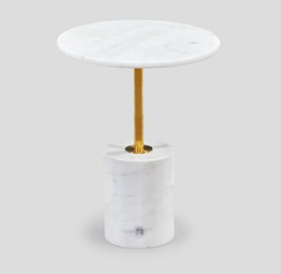 Witte ronde bijzettafel koffietafel woonkamertafels salontafels tafel