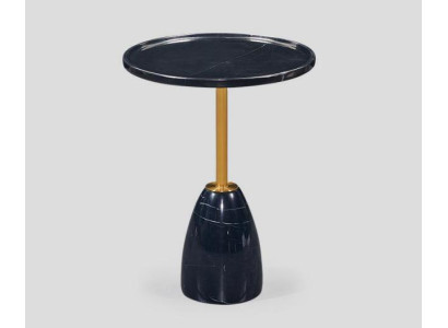 Marmer stijlvolle zwarte bijzettafel tafel luxe moderne salontafels