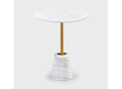 Witte ronde marmeren tafels metalen meubels bijzettafels ontwerper tafel