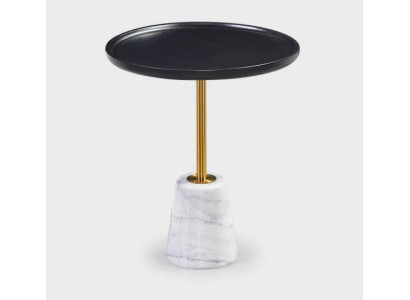 Moderne zwarte-witte bijzettafel woonkamer bijzettafels tafel