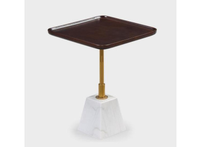 Witbruine metalen tafel Designer bijzettafels Luxe salontafels Nieuw