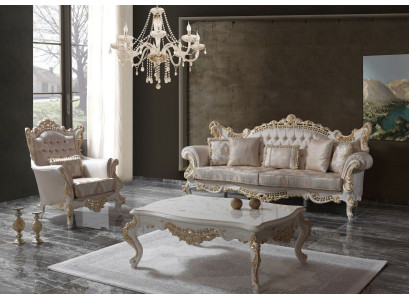 Zitbank Complete bankstellen Bankstel Beige Bank Stoffen bank