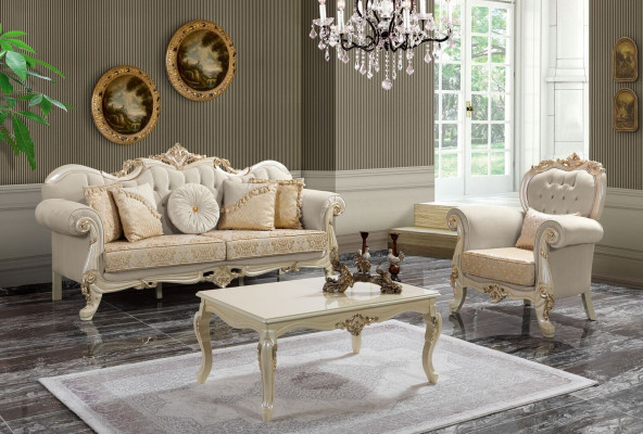 Bank Bankstel Bank Bankstel Stoffenbank Beige Chesterfield Set Banken