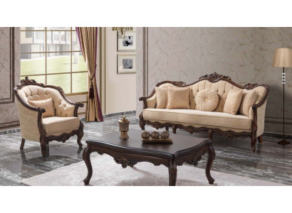 Bank Bank Bank Bank Bankstel Beige Chesterfield Set