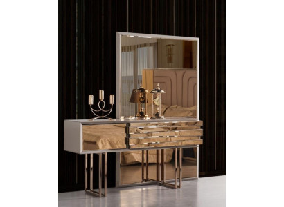 Kaptafel haltafel kaptafel kaptafel hout beige goud