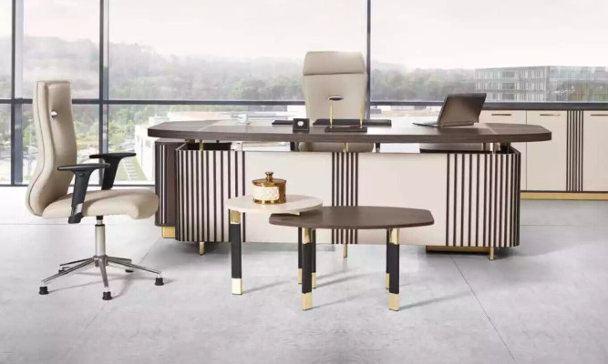 Moderne werkkamers inrichting Kantoor meubels Designer kantoormeubilair 3-delig